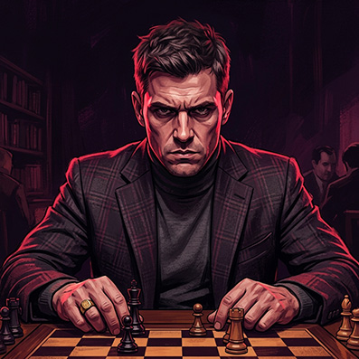 Garry Kasparov portrait